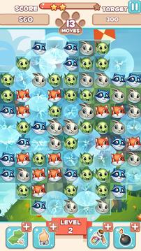 Lovely Pets: Match 3游戲截圖2
