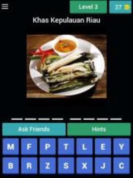 Quiz Indonesian Foods游戲截圖2