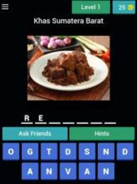 Quiz Indonesian Foods游戲截圖4