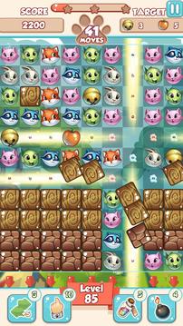 Lovely Pets: Match 3游戲截圖3
