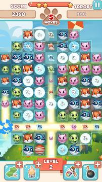 Lovely Pets: Match 3游戲截圖4