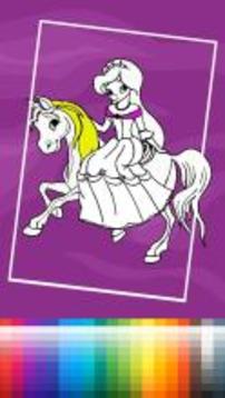 Princess Sofia Beauty Coloring Game游戲截圖4