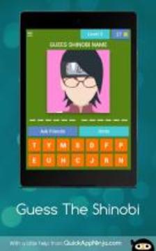 Guess The Ninja Character游戲截圖5