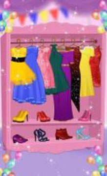Princess Summer Prom Dress up游戲截圖1