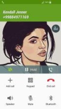 Fake Call Kendall Jenner游戲截圖2
