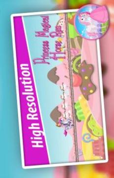 Princess Magical Horse Run Adventure游戲截圖1