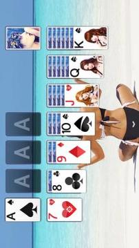 Solitaire Beach Yoga Theme游戲截圖3