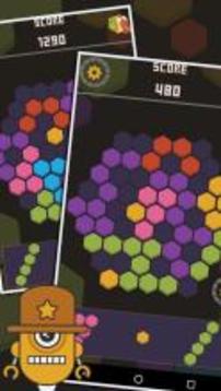 Rainbow Hexa Block游戲截圖3