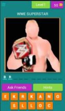 Guess The Wrestler Trivia Game 2017游戏截图1