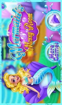Mermaid Princess Messy Room游戲截圖1