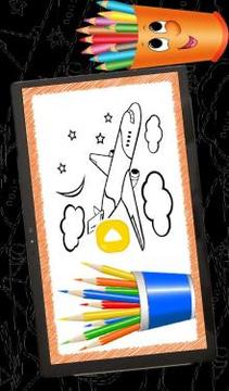 Planes Coloring游戲截圖2