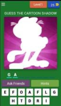Guess The Cartoon Shadow游戲截圖1