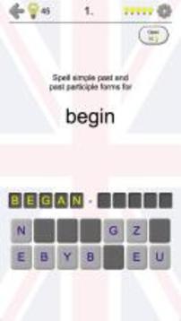 Learn English Irregular Verbs游戲截圖1