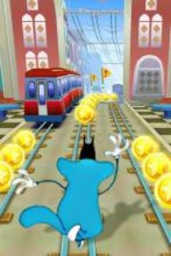 Adventure Oggy Subway Run游戏截图2