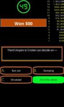Cricket Quiz Game游戲截圖4
