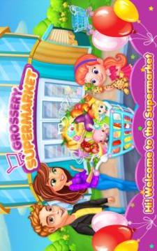 Grocery Supermarket Girls Game游戲截圖3