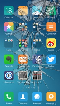 Crack Screen Simulater游戲截圖1