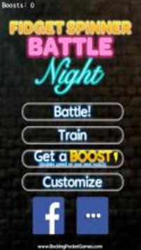 Fidget Spinner Battle Night游戲截圖1