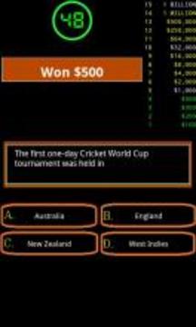 Cricket Quiz Game游戲截圖5