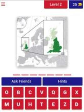 UK GAME - GEOGRAPHY QUIZ游戲截圖5