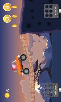 Peppa Hill Climb Pig Racing游戲截圖1