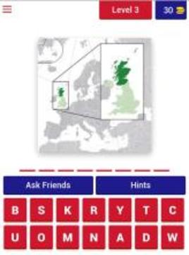 UK GAME - GEOGRAPHY QUIZ游戲截圖4