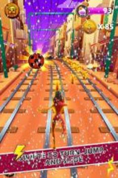 Ladybug Adventure:subway cat noir surf游戲截圖1