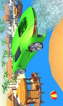 Water Surfer Super Car 2017游戲截圖4