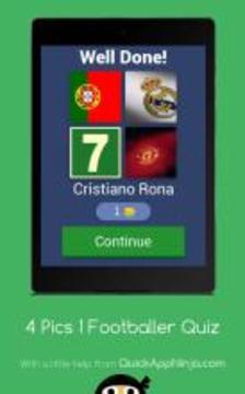 4 Pics 1 Footballer Quiz游戲截圖5