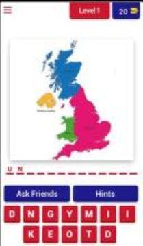 UK GAME - GEOGRAPHY QUIZ游戲截圖1