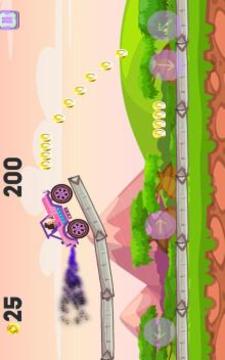 Princess Dora Driving Car (Hill Climb)游戲截圖3