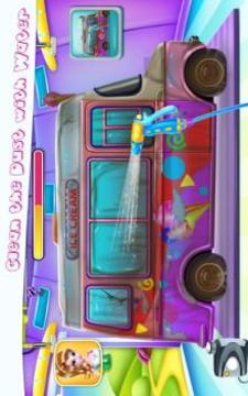 Girly Ice Cream Truck Car Wash游戲截圖3