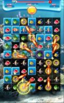 Match-3 Fish游戲截圖4