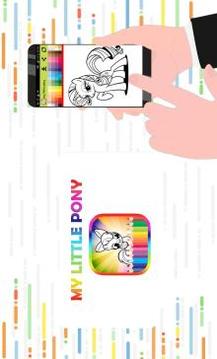 Coloring game of pony游戲截圖3