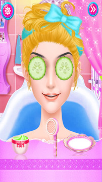 Pink Princess Makeover Salon游戏截图1