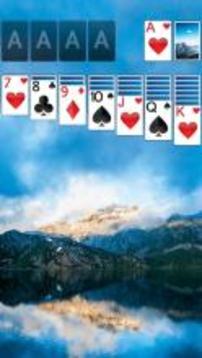 Solitaire Far Mountain Theme游戲截圖1