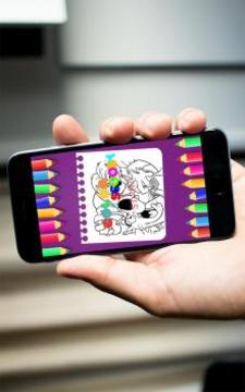 Kids Coloring Scooby Dog游戲截圖1