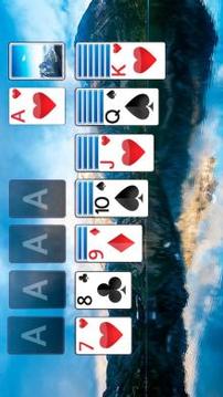 Solitaire Far Mountain Theme游戲截圖3