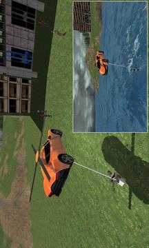 Flying Rescue Helicopter Car游戏截图2