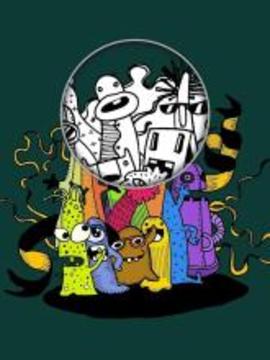 Doodle Coloring Books游戲截圖3