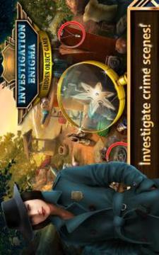 Hidden Objects Investigation Enigma游戲截圖1