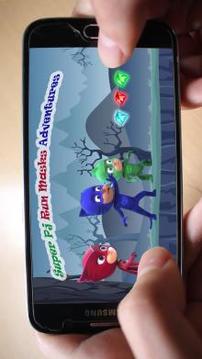 Super PJ Run Masks Adventures游戲截圖2