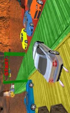不可能 轨道 特技 汽车 赛车： 特技 游戏游戏截图3