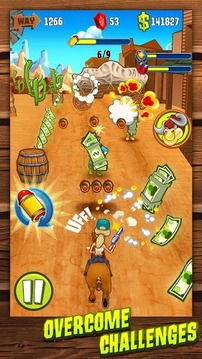 射擊與跑酷西部游戲截圖1
