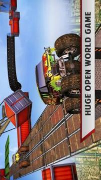 Monster Stunt Impossible Track Racing游戲截圖3