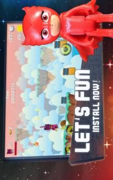 Cute Pj Owlette Masks Adventure Game游戲截圖4