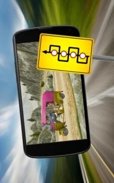 City Auto Rickshaw Tuk Tuk Transport 3D Simulator游戲截圖3