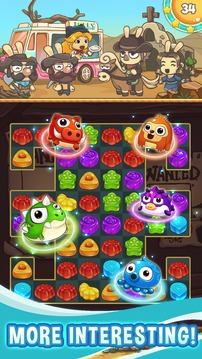 Jelly Sweet - Lollipop Crush match 3 Free Puzzle游戲截圖4