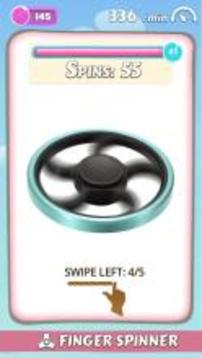Fidget Finger Spinner For Girls游戲截圖1