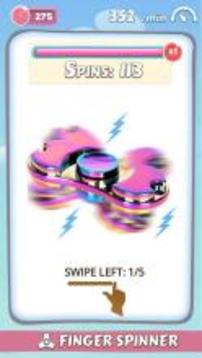 Fidget Finger Spinner For Girls游戲截圖3